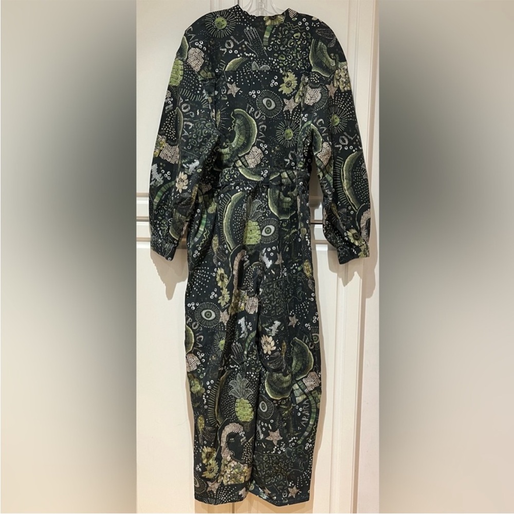 Farm Rio X Anthropologie Borogodo Green Jumpsuit • XL - Picture 7 of 9